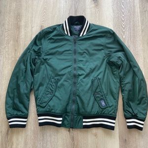 Green Abercrombie Bomber